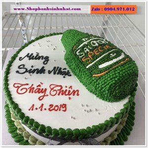 Bánh Sinh Nhật Hình Lon Bia Chai Rượu - LK36